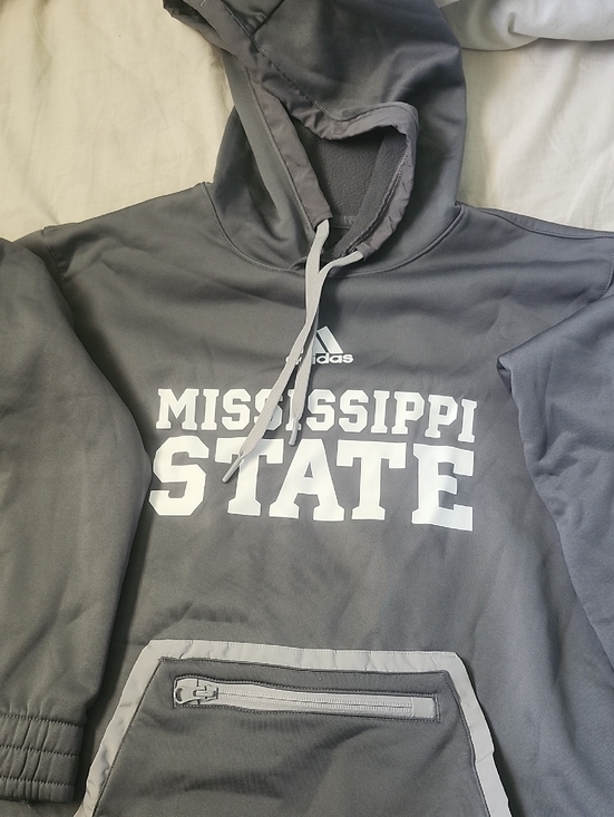 adidas Other - Mississippi State adidas Gray Cozy Pullover